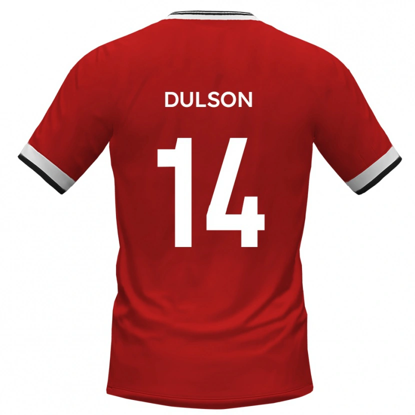 Danxen Män Liam Dulson #14 Vit Svart Bortatröja Matchtröjor 2025/26 Tröjor T-Tröja