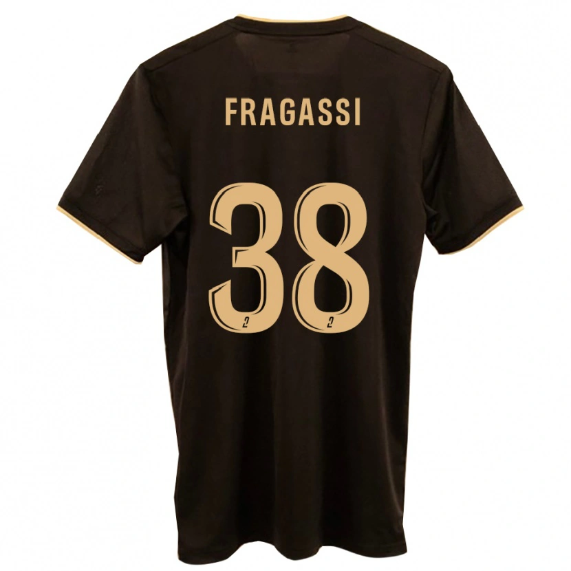 Danxen Män Tom Fragassi #38 Blå Röd Bortatröja Matchtröjor 2025/26 Tröjor T-Tröja