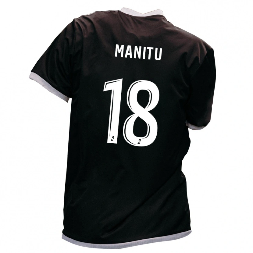 Danxen Män Messy Manitu #18 Svart Guld Bortatröja Matchtröjor 2025/26 Tröjor T-Tröja