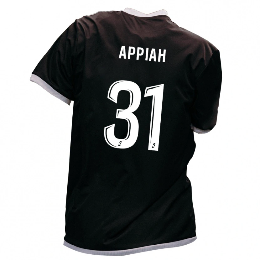 Danxen Män Arvin Appiah #31 Svart Guld Bortatröja Matchtröjor 2025/26 Tröjor T-Tröja