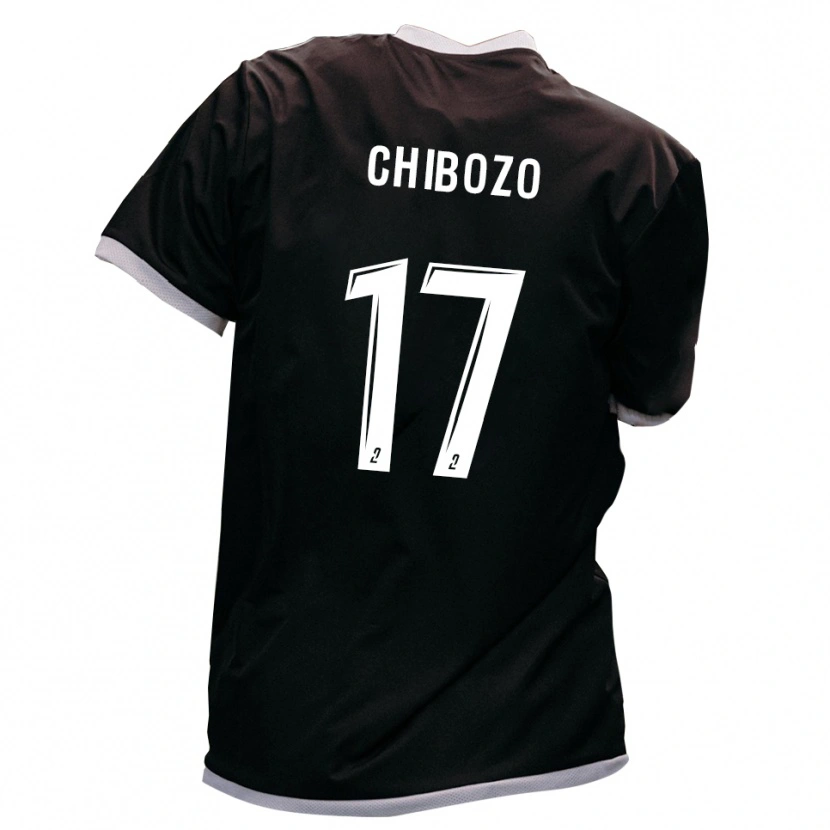 Danxen Män Josué Chibozo #17 Svart Guld Bortatröja Matchtröjor 2025/26 Tröjor T-Tröja