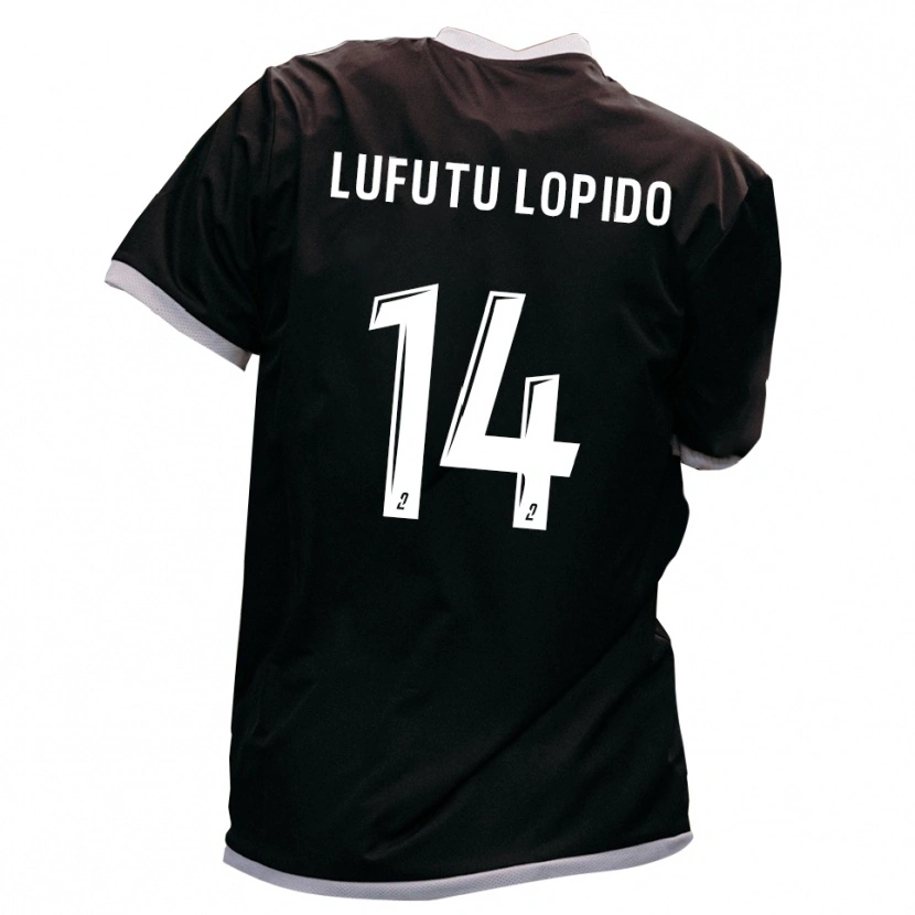 Danxen Män Brooklyn Lufutu Lopido #14 Svart Guld Bortatröja Matchtröjor 2025/26 Tröjor T-Tröja