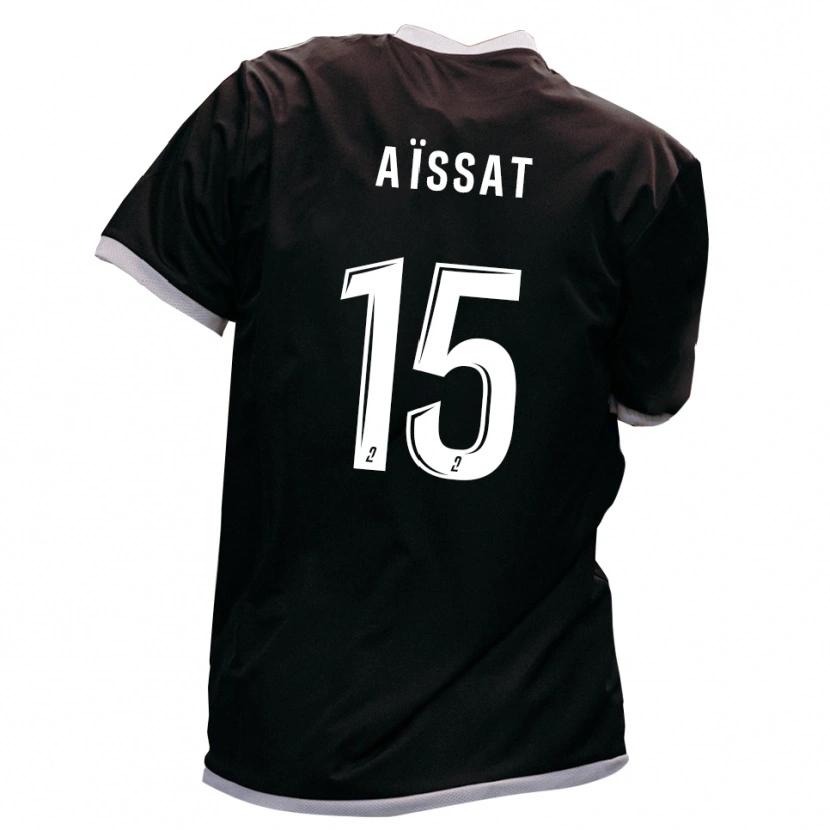 Danxen Män Oscar Aïssat #15 Svart Guld Bortatröja Matchtröjor 2025/26 Tröjor T-Tröja