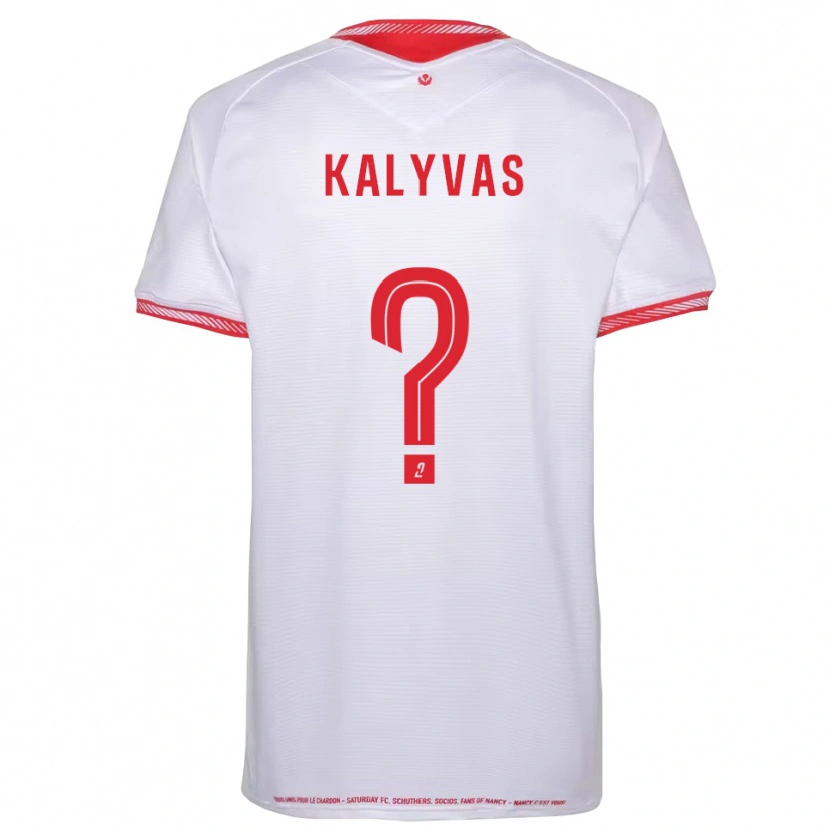 Danxen Män Alexandre Kalyvas #0 Svart Röd Bortatröja Matchtröjor 2025/26 Tröjor T-Tröja