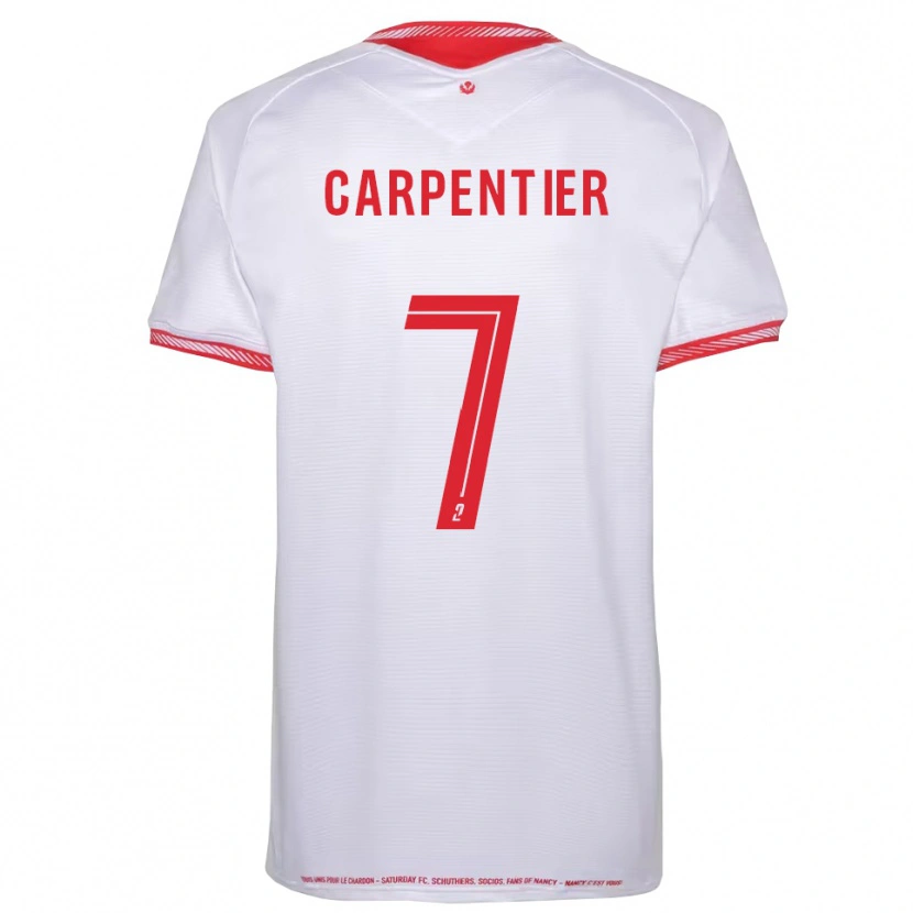 Danxen Män Quentin Carpentier #7 Svart Röd Bortatröja Matchtröjor 2025/26 Tröjor T-Tröja