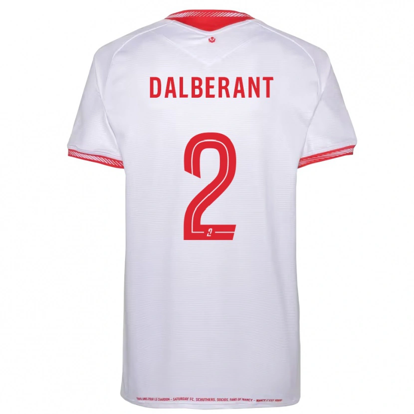 Danxen Män Jean-Michel Dalberant #2 Svart Röd Bortatröja Matchtröjor 2025/26 Tröjor T-Tröja