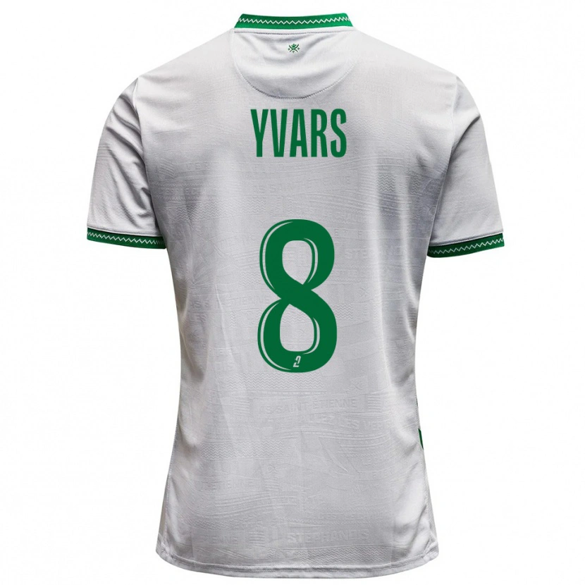 Danxen Män Sonny Yvars #8 Vit Grön Bortatröja Matchtröjor 2025/26 Tröjor T-Tröja