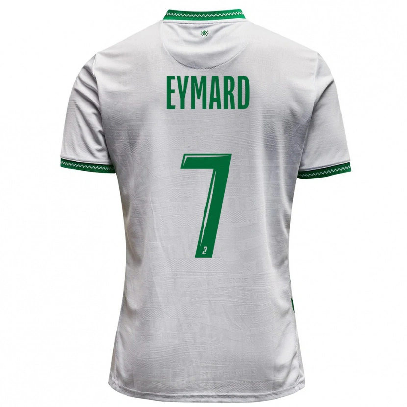 Danxen Män Paul Eymard #7 Vit Grön Bortatröja Matchtröjor 2025/26 Tröjor T-Tröja