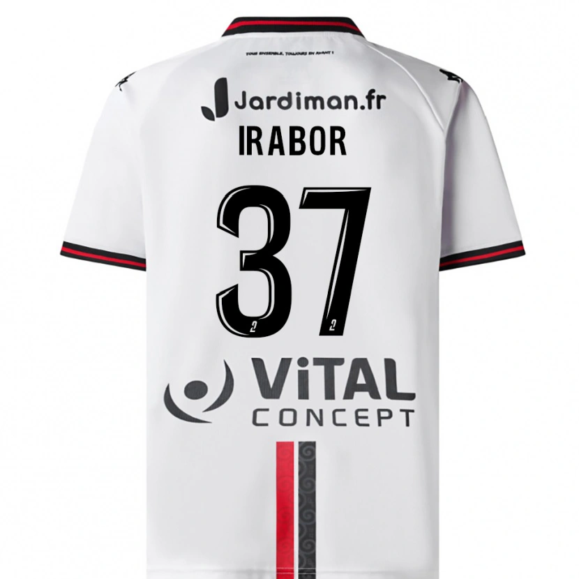 Danxen Män Brown Irabor #37 Vit Röd Bortatröja Matchtröjor 2025/26 Tröjor T-Tröja
