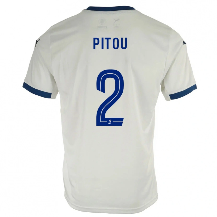 Danxen Män Ryan Pitou #2 Vit Blå Bortatröja Matchtröjor 2025/26 Tröjor T-Tröja