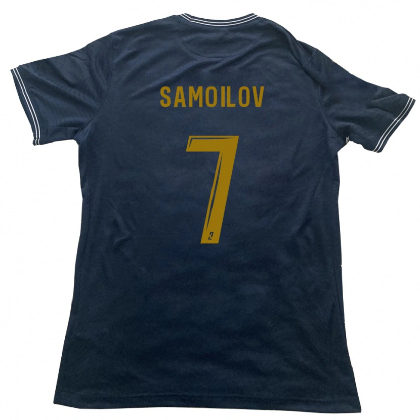Danxen Män Maksim Samoilov #7 Marin Guld Bortatröja Matchtröjor 2025/26 Tröjor T-Tröja