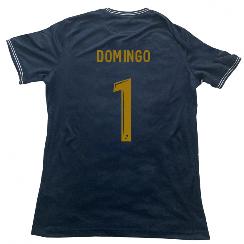 Danxen Män Ismaël Domingo #1 Marin Guld Bortatröja Matchtröjor 2025/26 Tröjor T-Tröja