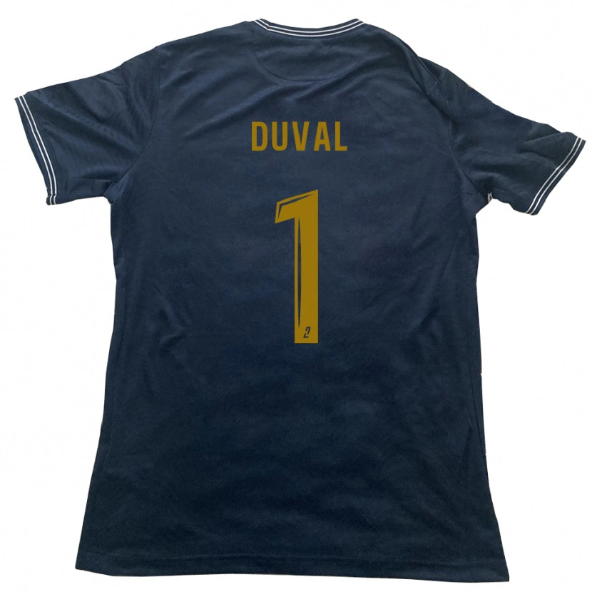 Danxen Män Matis Duval #1 Marin Guld Bortatröja Matchtröjor 2025/26 Tröjor T-Tröja
