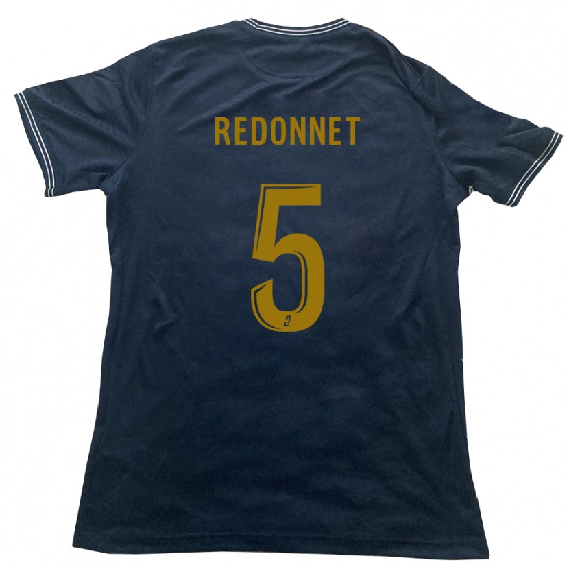Danxen Män Milo Redonnet #5 Marin Guld Bortatröja Matchtröjor 2025/26 Tröjor T-Tröja