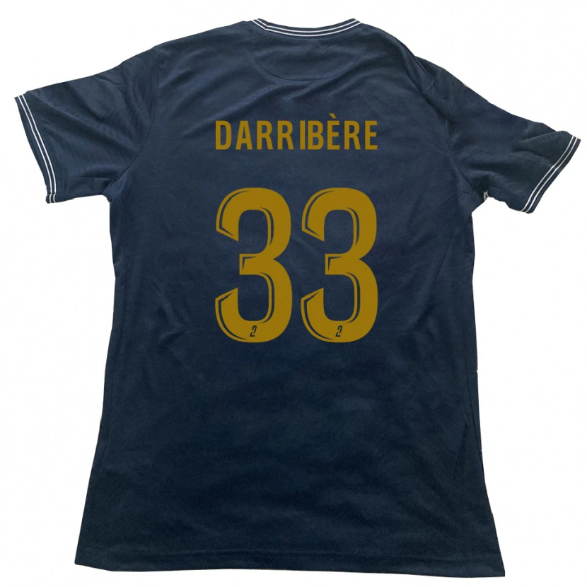 Danxen Män Clément Darribère #33 Marin Guld Bortatröja Matchtröjor 2025/26 Tröjor T-Tröja