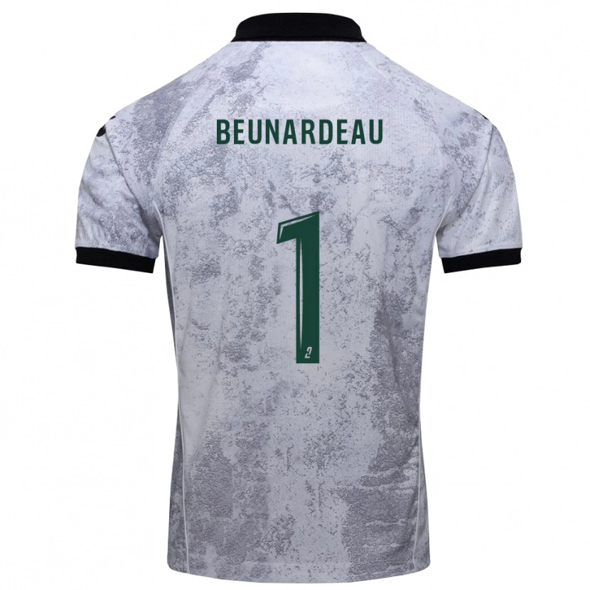 Danxen Män Quentin Beunardeau #1 Vit Svart Bortatröja Matchtröjor 2025/26 Tröjor T-Tröja