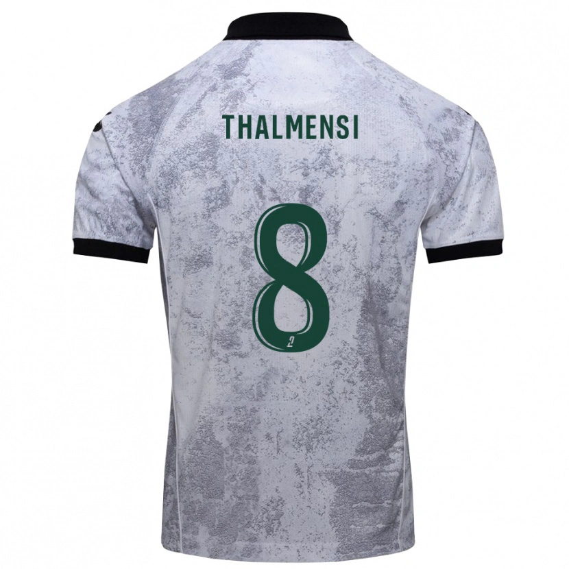 Danxen Män Rudy Thalmensi #8 Vit Svart Bortatröja Matchtröjor 2025/26 Tröjor T-Tröja