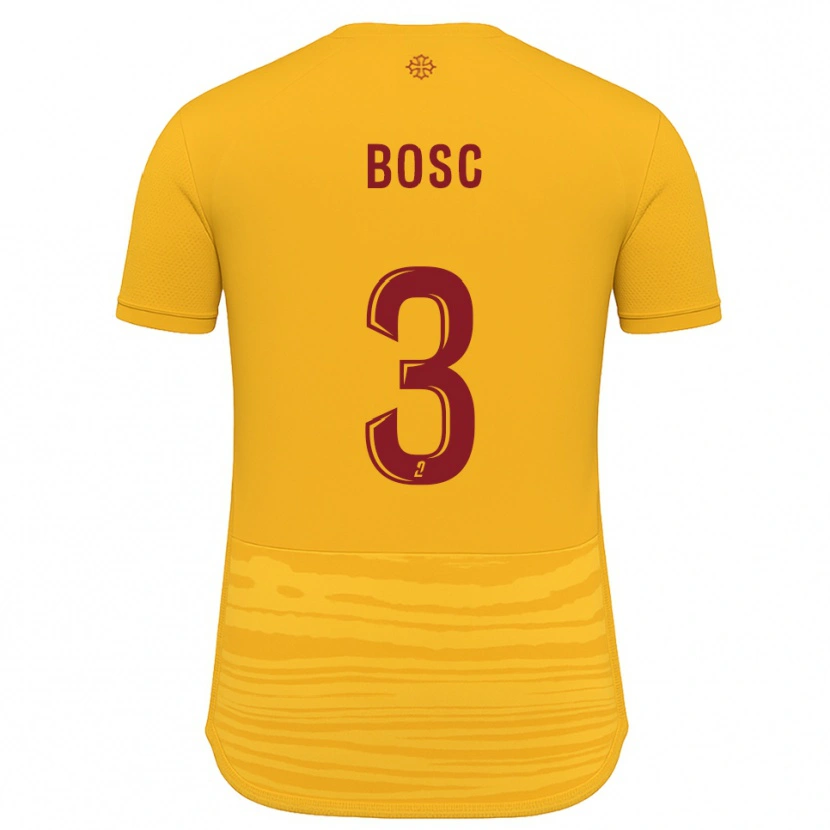 Danxen Män Tom Bosc #3 Orange Burgundy Bortatröja Matchtröjor 2025/26 Tröjor T-Tröja