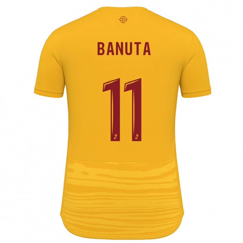Danxen Män Anna Banuta #11 Orange Burgundy Bortatröja Matchtröjor 2025/26 Tröjor T-Tröja
