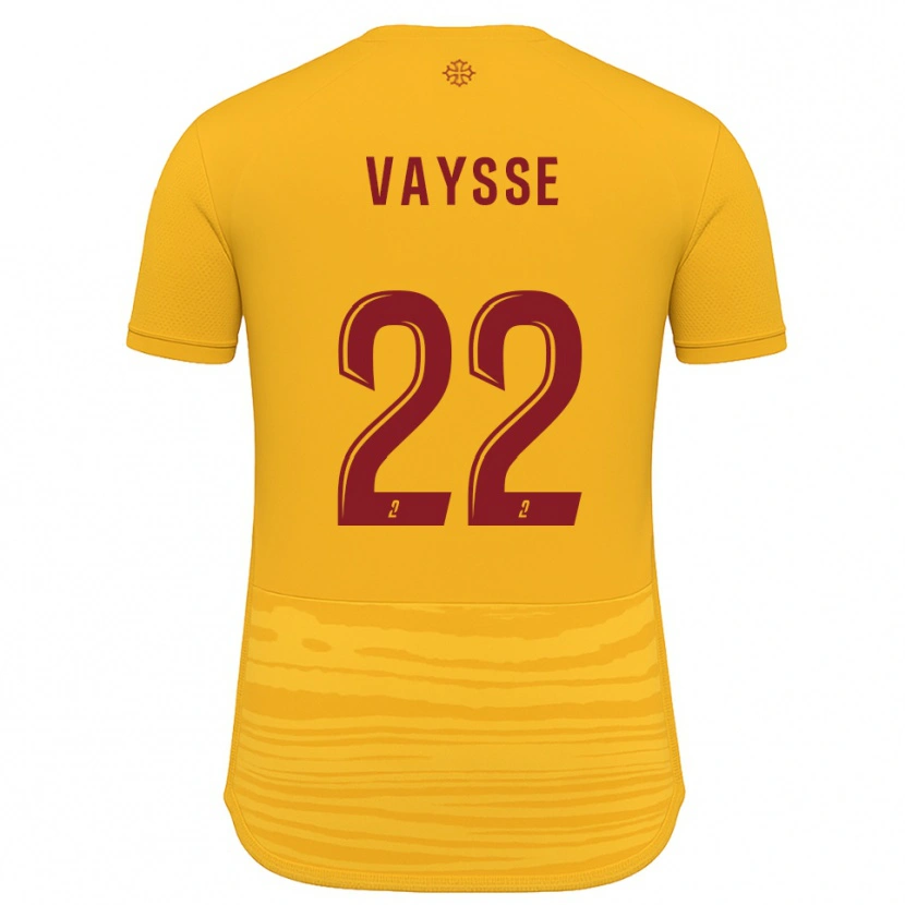 Danxen Män Sophie Vaysse #22 Orange Burgundy Bortatröja Matchtröjor 2025/26 Tröjor T-Tröja