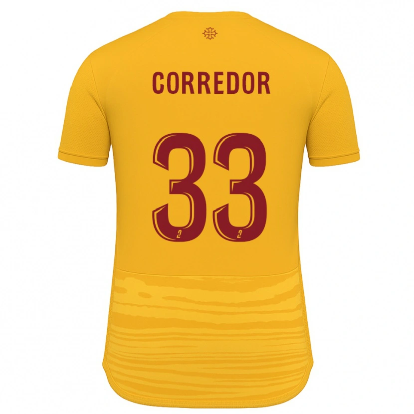 Danxen Män Morgan Corredor #33 Orange Burgundy Bortatröja Matchtröjor 2025/26 Tröjor T-Tröja