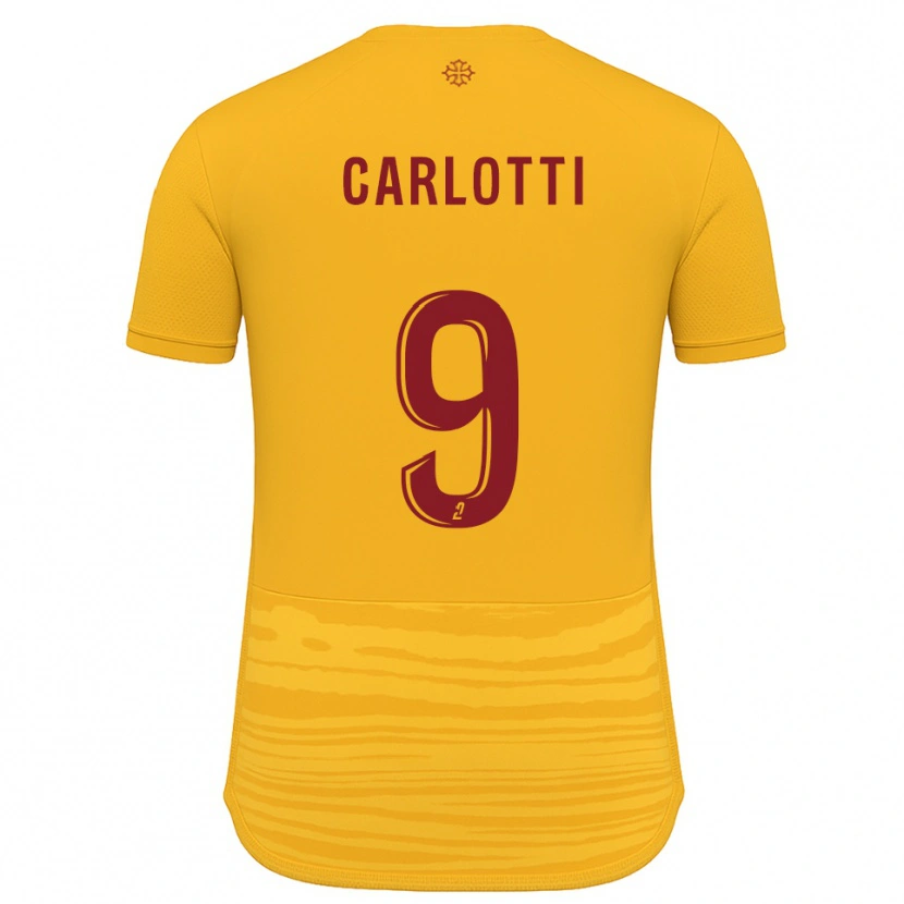 Danxen Män Fabio Carlotti #9 Orange Burgundy Bortatröja Matchtröjor 2025/26 Tröjor T-Tröja