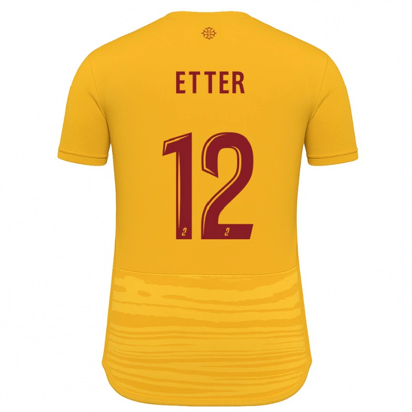 Danxen Män Nans Etter #12 Orange Burgundy Bortatröja Matchtröjor 2025/26 Tröjor T-Tröja
