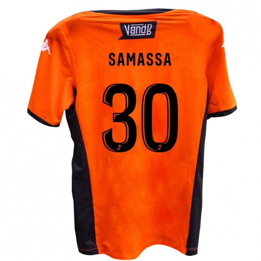 Danxen Män Mamadou Samassa #30 Vit Svart Bortatröja Matchtröjor 2025/26 Tröjor T-Tröja