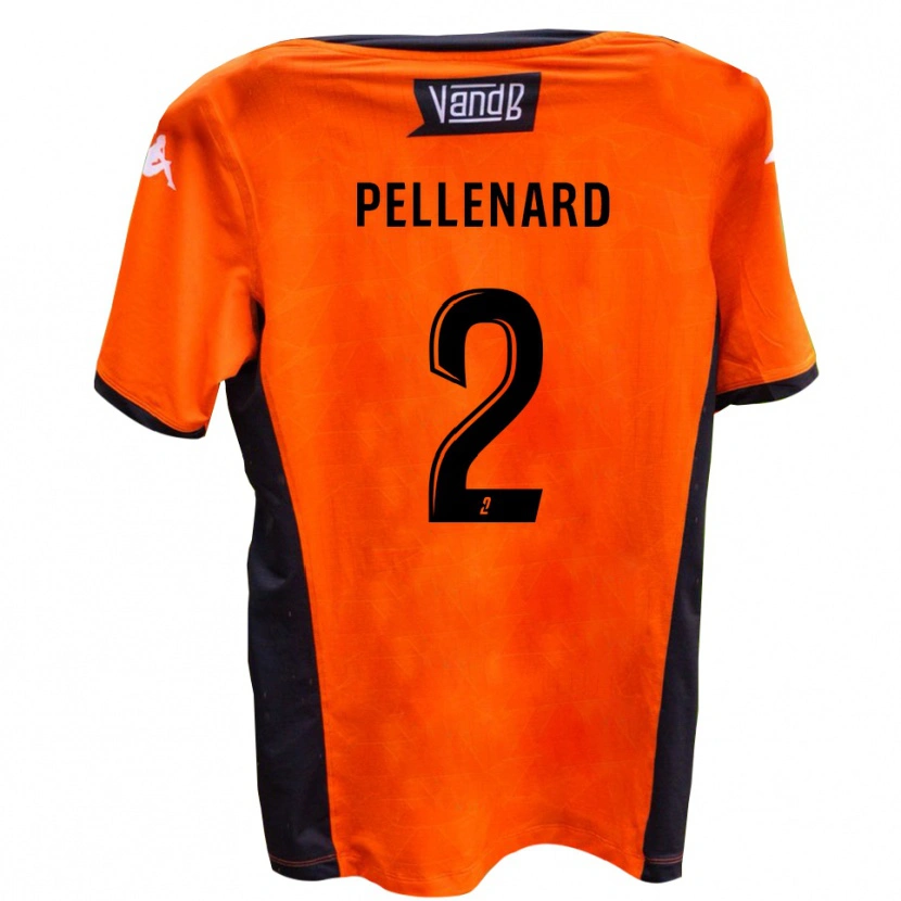 Danxen Män Théo Pellenard #2 Vit Svart Bortatröja Matchtröjor 2025/26 Tröjor T-Tröja