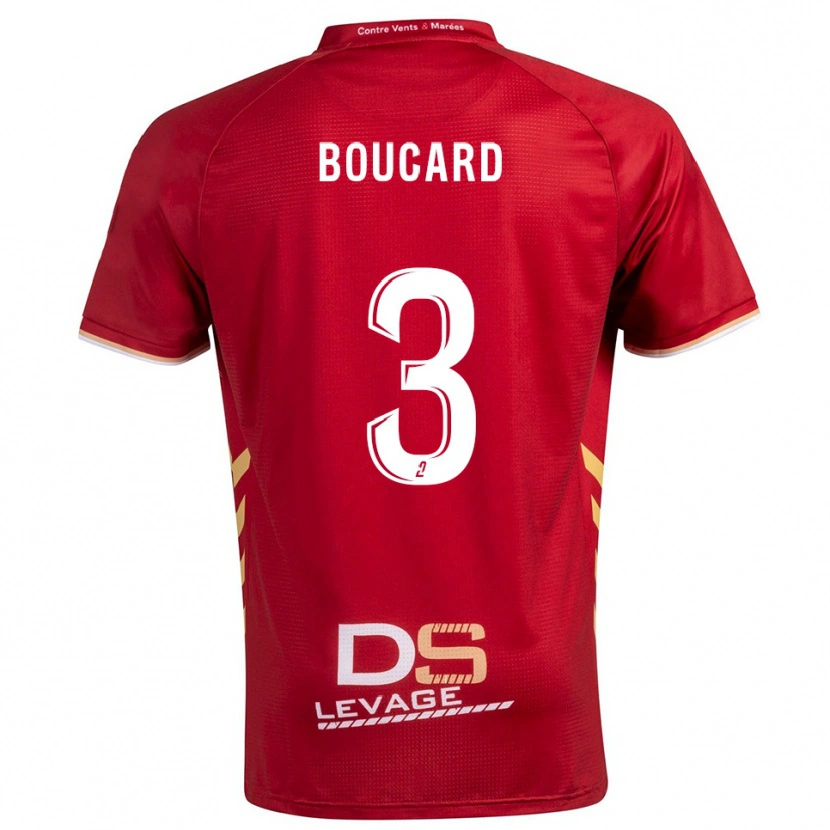 Danxen Män Malone Boucard #3 Burgundy Guld Bortatröja Matchtröjor 2025/26 Tröjor T-Tröja