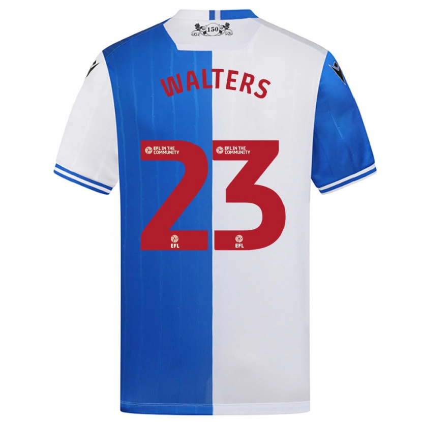 Danxen Kvinnor Georgia Walters #23 Blå Vit Hemmatröja Matchtröjor 2025/26 Tröjor T-Tröja