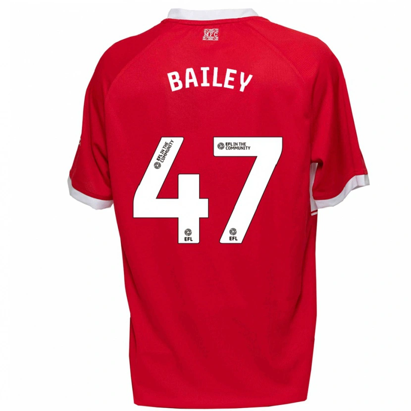 Danxen Kvinnor Bailey Palmer #47 Röd Vit Hemmatröja Matchtröjor 2025/26 Tröjor T-Tröja