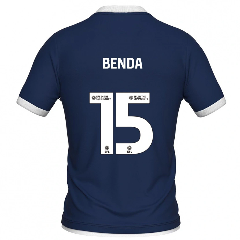 Danxen Kvinnor Steven Benda #15 Marin Vit Hemmatröja Matchtröjor 2025/26 Tröjor T-Tröja