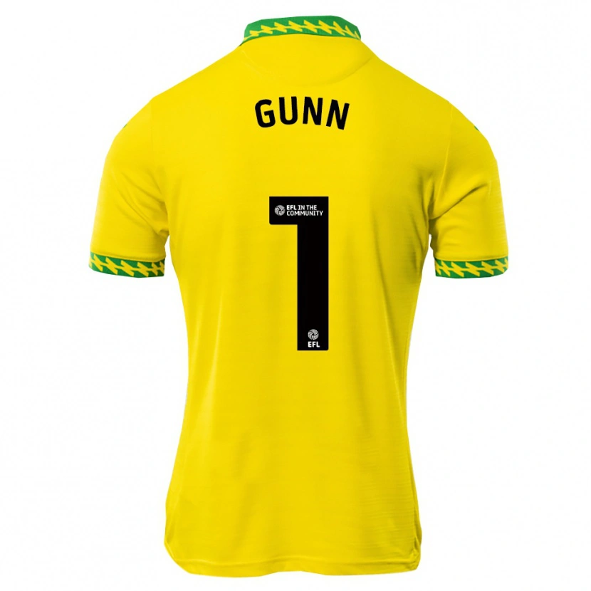 Danxen Kvinnor Angus Gunn #1 Vit Grön Hemmatröja Matchtröjor 2025/26 Tröjor T-Tröja