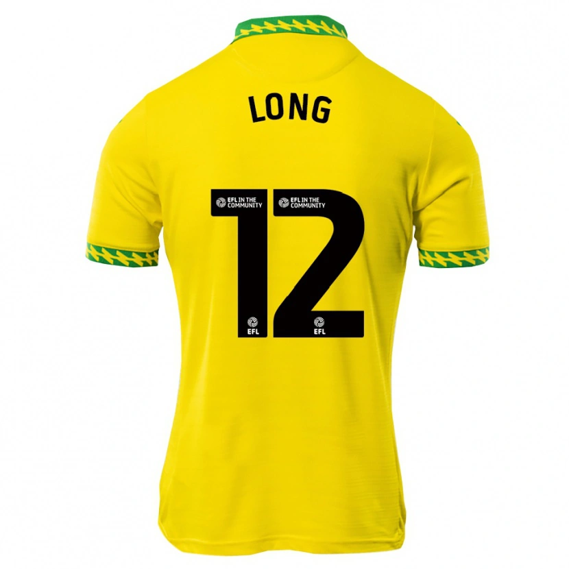 Danxen Kvinnor George Long #12 Vit Grön Hemmatröja Matchtröjor 2025/26 Tröjor T-Tröja