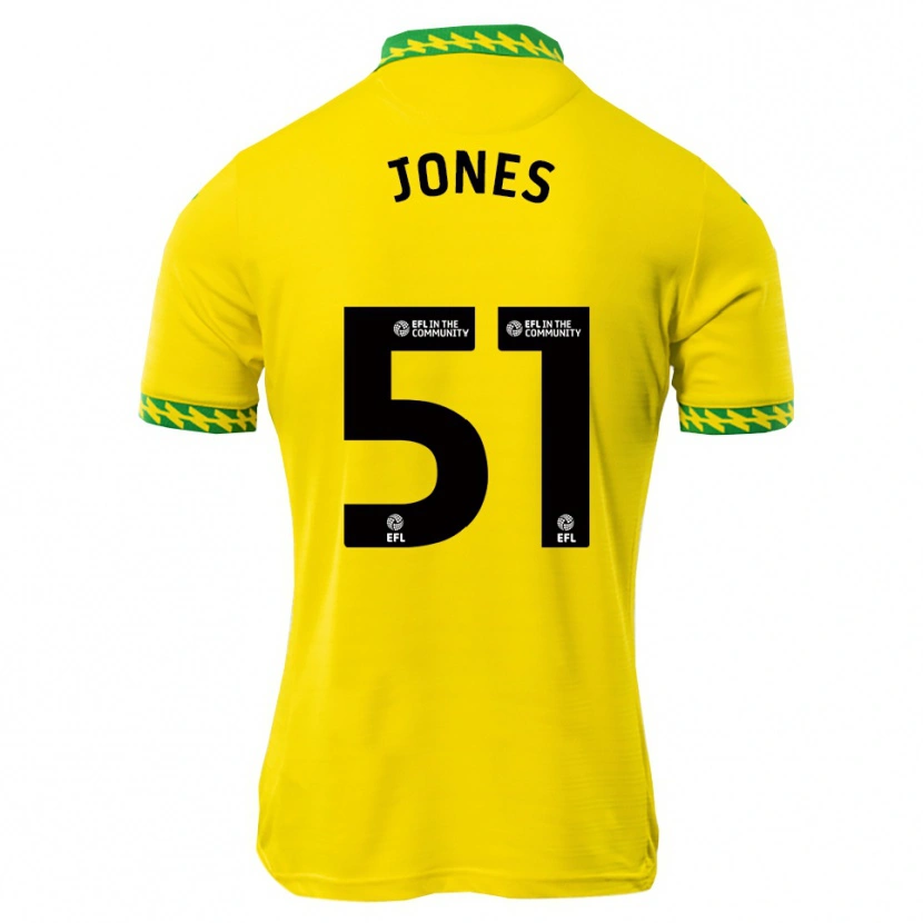 Danxen Kvinnor Dylan Jones #51 Vit Grön Hemmatröja Matchtröjor 2025/26 Tröjor T-Tröja