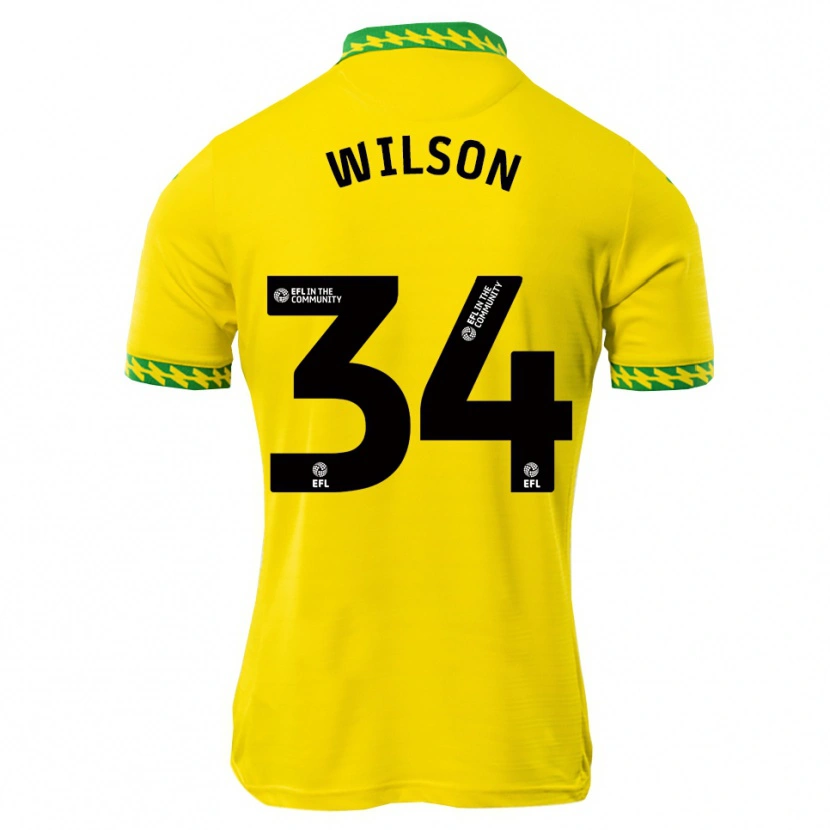 Danxen Kvinnor Drew Wilson #34 Vit Grön Hemmatröja Matchtröjor 2025/26 Tröjor T-Tröja
