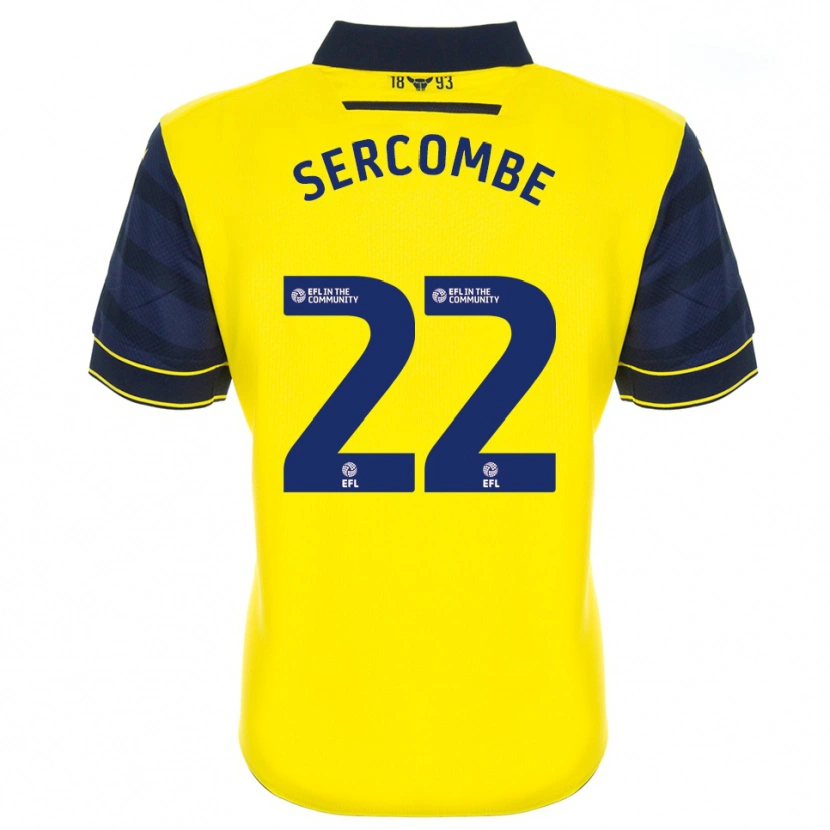 Danxen Kvinnor Paris Sercombe #22 Gul Marin Hemmatröja Matchtröjor 2025/26 Tröjor T-Tröja