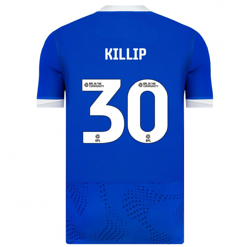 Danxen Kvinnor Ben Killip #30 Blå Vit Hemmatröja Matchtröjor 2025/26 Tröjor T-Tröja