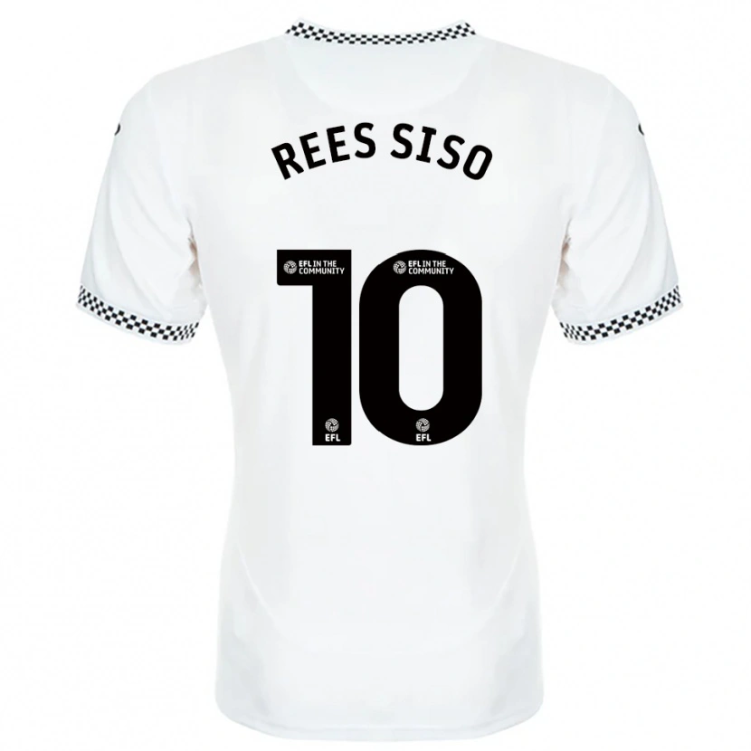 Danxen Kvinnor Ramon Rees-Siso #10 Vit Orange Hemmatröja Matchtröjor 2025/26 Tröjor T-Tröja