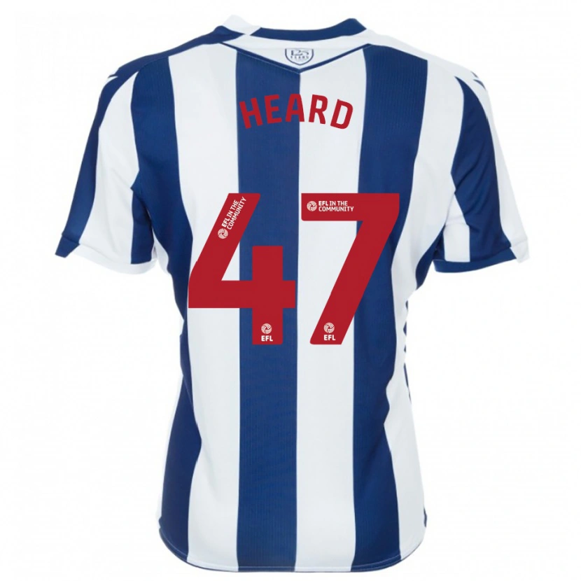 Danxen Kvinnor Fenton Heard #47 Marin Vit Hemmatröja Matchtröjor 2025/26 Tröjor T-Tröja