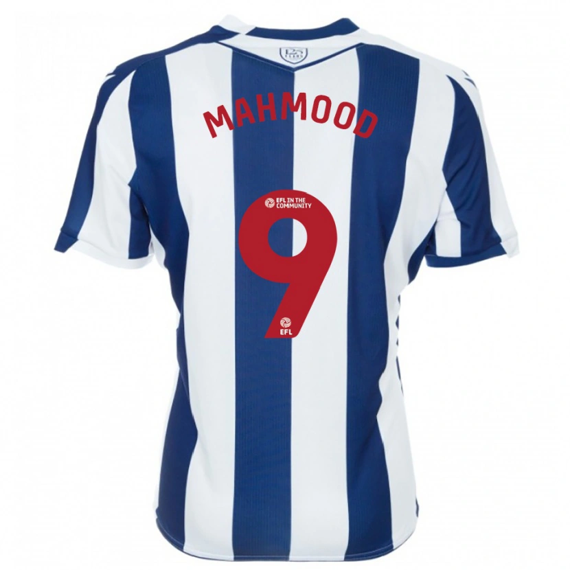 Danxen Kvinnor Mariam Mahmood #9 Marin Vit Hemmatröja Matchtröjor 2025/26 Tröjor T-Tröja