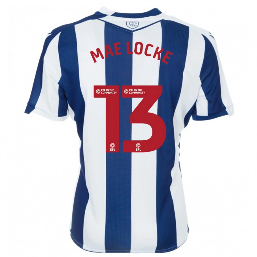 Danxen Kvinnor Ellie Mae Locke #13 Marin Vit Hemmatröja Matchtröjor 2025/26 Tröjor T-Tröja