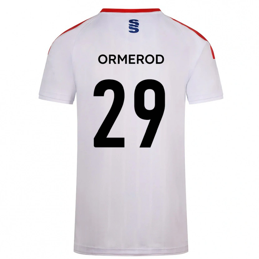 Danxen Kvinnor Danny Ormerod #29 Vit Marin Hemmatröja Matchtröjor 2025/26 Tröjor T-Tröja