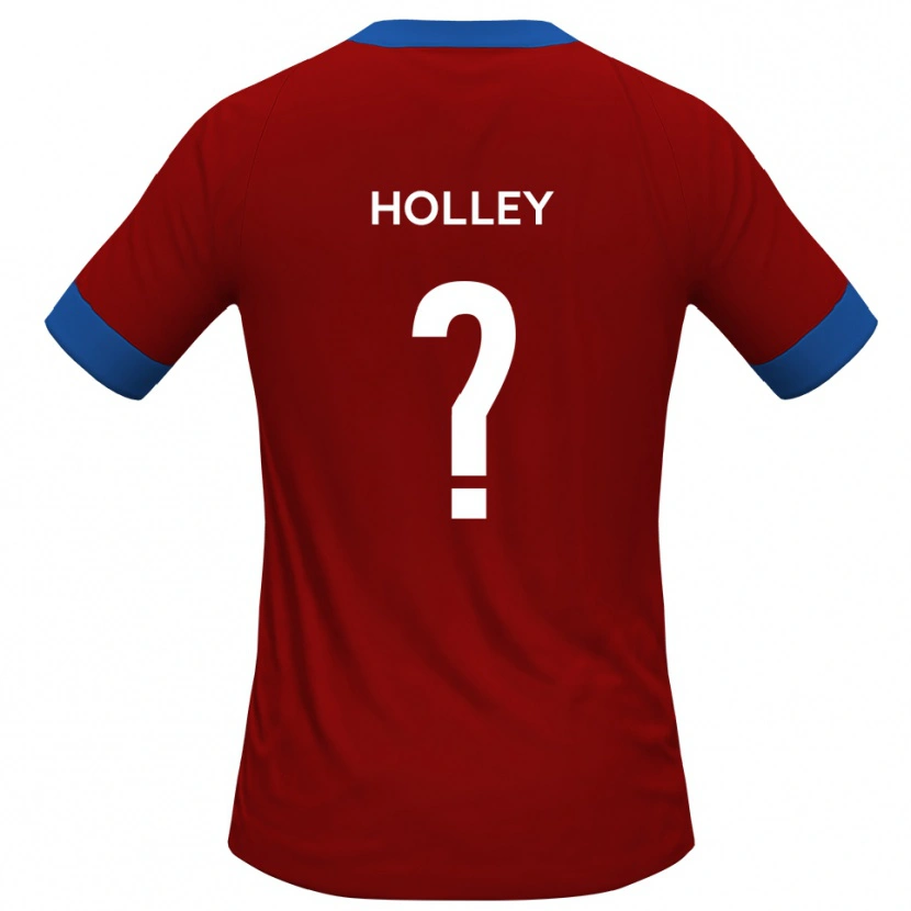 Danxen Kvinnor Mark Holley #0 Rött Blått Hemmatröja Matchtröjor 2025/26 Tröjor T-Tröja