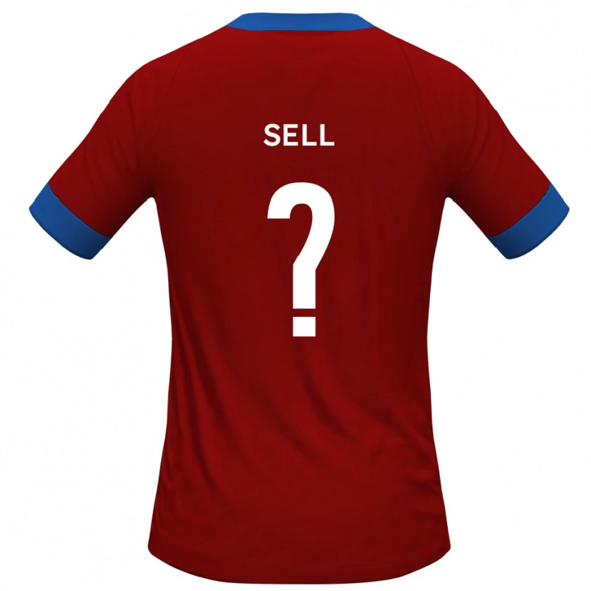 Danxen Kvinnor Charlie Sell #0 Rött Blått Hemmatröja Matchtröjor 2025/26 Tröjor T-Tröja