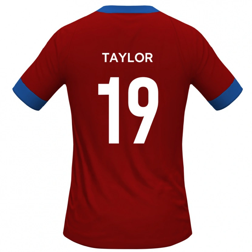 Danxen Kvinnor Archy Taylor #19 Rött Blått Hemmatröja Matchtröjor 2025/26 Tröjor T-Tröja