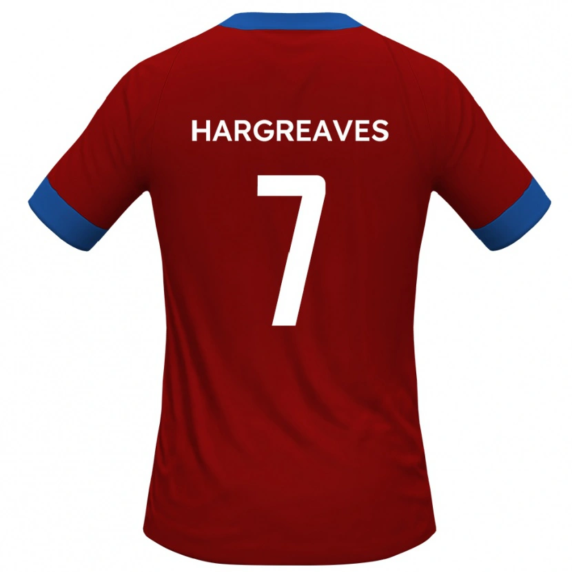 Danxen Kvinnor Cameron Hargreaves #7 Rött Blått Hemmatröja Matchtröjor 2025/26 Tröjor T-Tröja