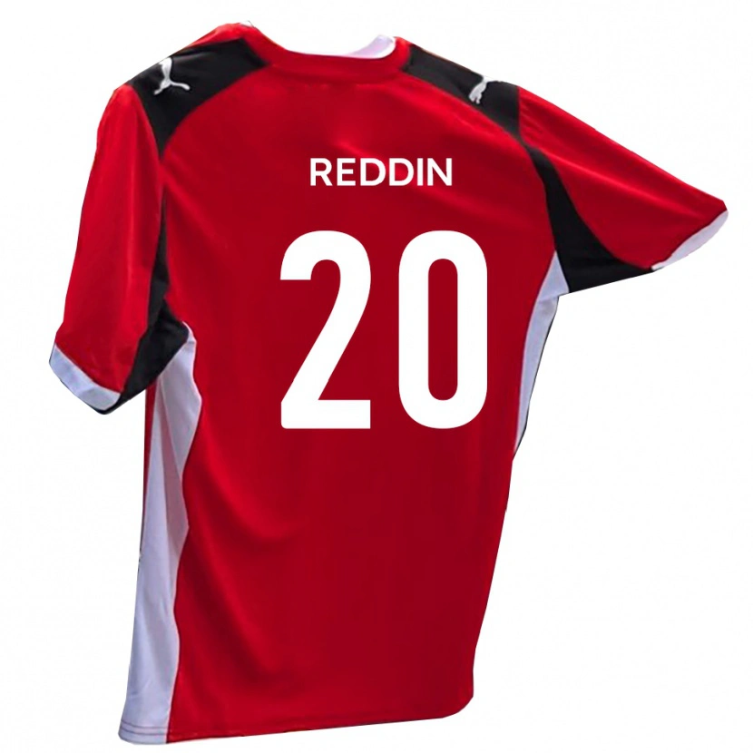 Danxen Kvinnor Kahrel Reddin #20 Röd Vit Hemmatröja Matchtröjor 2025/26 Tröjor T-Tröja