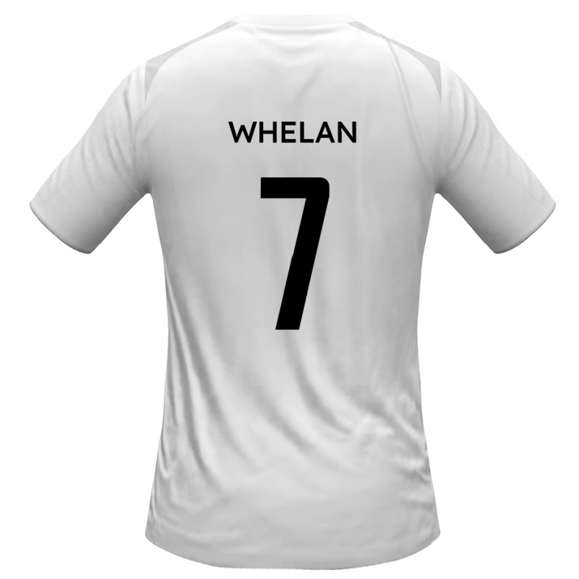 Danxen Kvinnor Tom Whelan #7 Vit Grå Hemmatröja Matchtröjor 2025/26 Tröjor T-Tröja